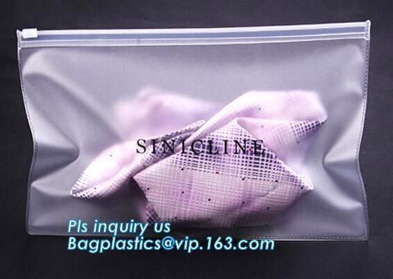 Summer Kit Frosted k Bag Slider Zipper Bag, underware packing PE material slider zipper bag, slider zipper pvc bag