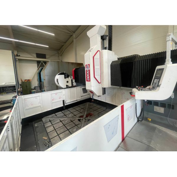 Robust CNC Plate Drilling Machine 6000x6000mm Workpiece Size And 22 Kw Servo Spindle Motor