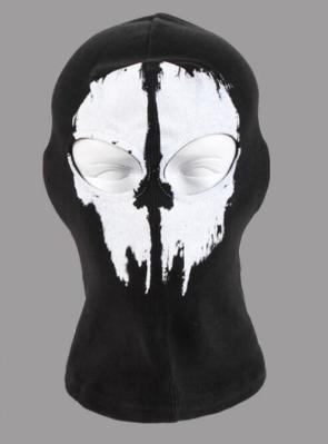 Black printed skull design face mask head cover CS face cover with more patterns