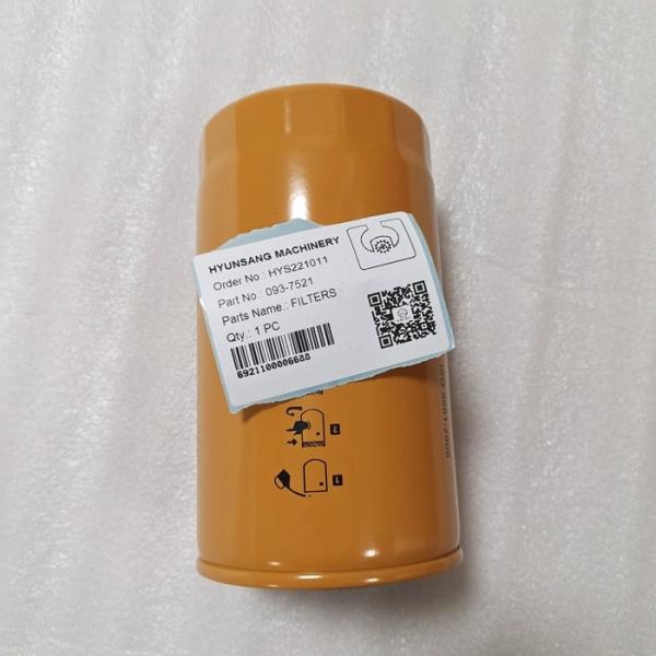 Filtros de escavadeira 093-7521 CA0937521 0937521 Para M325B M325C MH M330D W330B W345B II
