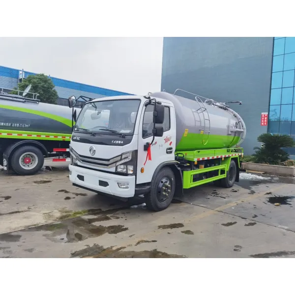Dongfeng 6cbm, 8cbm, and 10cbm Vacuum Trucks, 4X2, 6-Wheel Vacuum Trucks for Sale.