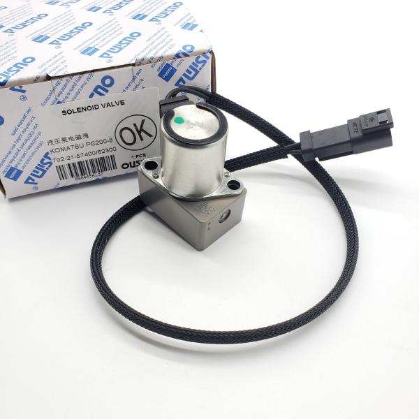 Excavatrice PC200-7/8/10 702-21-57400 702-21-62300 de vanne électromagnétique de