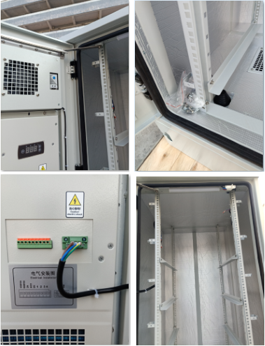 термостатические приложения шкафа 19 дюймов 34U изолировали приложение базовой станции телекоммуникаций