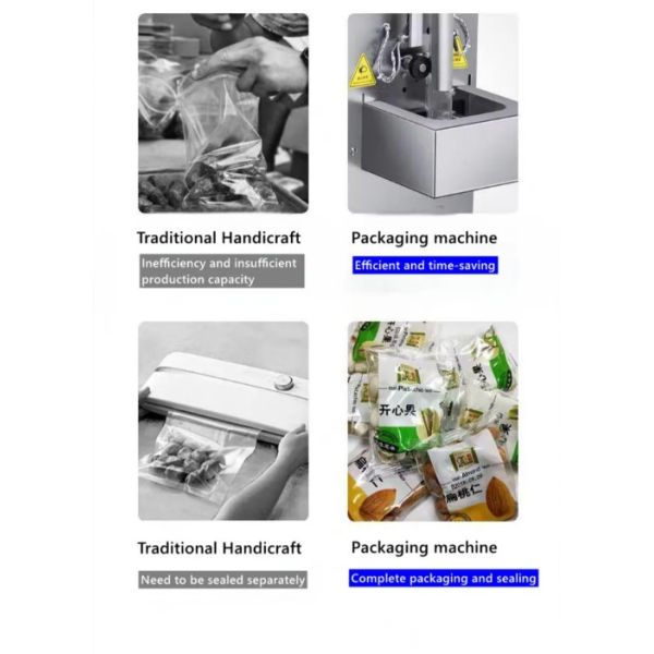 Automatic Granule Packing Machine with 10-100g Capacity and 1-15 bag/min Speed for Small Bags