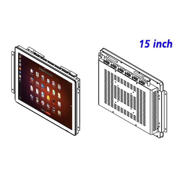 15-Inch Linux Industrial Console for Building Automation, Manufacturing Data Displays, Exhibition Booths, and Traffic Systems