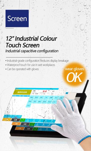SOHE 2024 15 Inch Desktop Screen 15-100kg Pork and Beef Processing Label Scale for WINDOWS