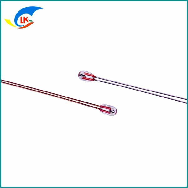 Termistor MF51 50K 3950 de vidro de extremidade única selado resistente a alta temperatura NTC para chuveiro eletrônico Ciga