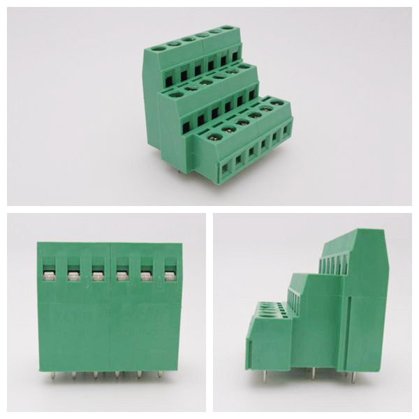 Triple Level Pluggable Terminal Block 5.08mm Terminal Block Connector