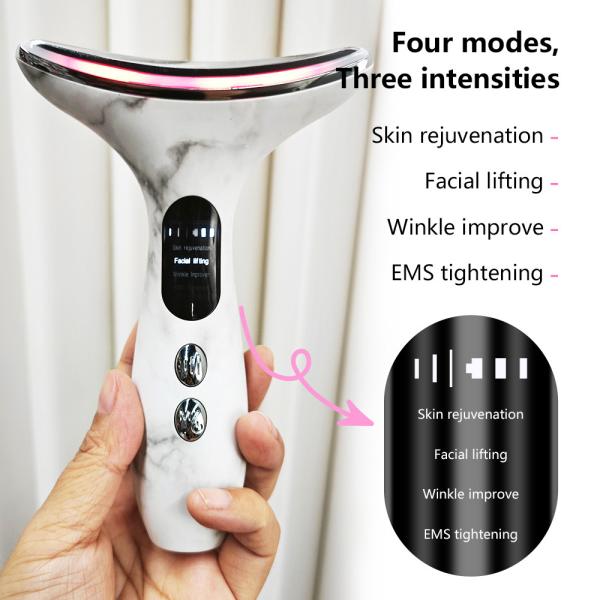EMS Technology Neck Face Lift Electric Massage for Anti-Aging and Wrinkle Removal
