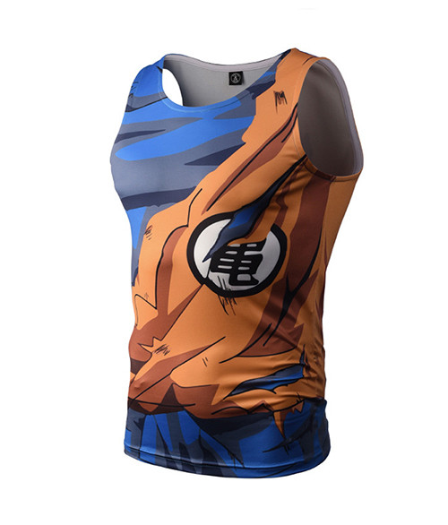 93.2% Polyester Custom Anime T Shirts Z Kakarotto Unisex Short Sleeve Tee For Kids / Youth