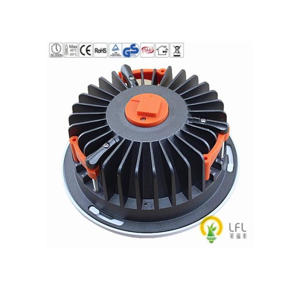 3000K chauffent le message publicitaire blanc LED Downlight avec le conducteur externe 40W 4800lm