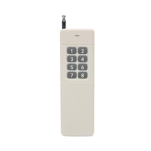1/2/4/6/8/12CH RF Remote Control Transmitter 433 MHz 3000m Long Range High Power Remote Controller