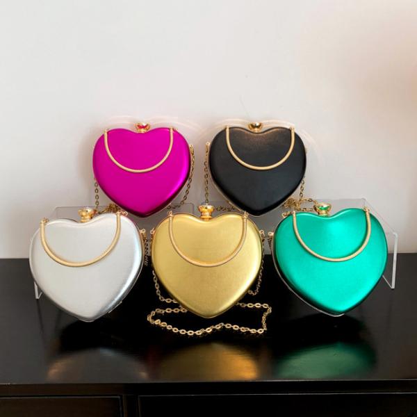 Литературный рисунок в форме сердца цепочка женские сумочки 2024 роскошь для модных женщин
