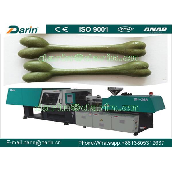 Máquina do deleite do cão da modelação por injeção do animal de estimação de DM268B, equipamento de processamento do alimento para cães