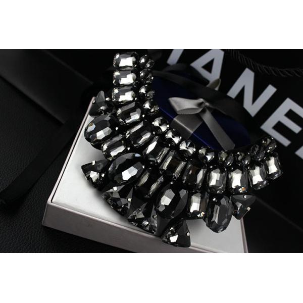 Dance Costume Accessories Glitter Rhinestone Collar Necklace For Performance Decoration