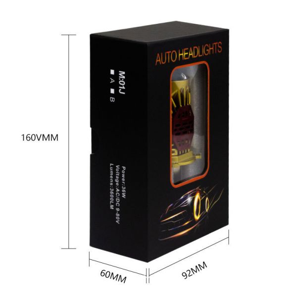 IP67 Waterproof Rating Motorcycle LED Headlight Dustproof High And Low Beam Integrated