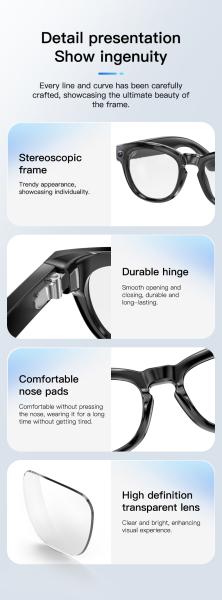 AI Intelligent Voice Interaction With Color-Changing PC Lenses Smart Glass