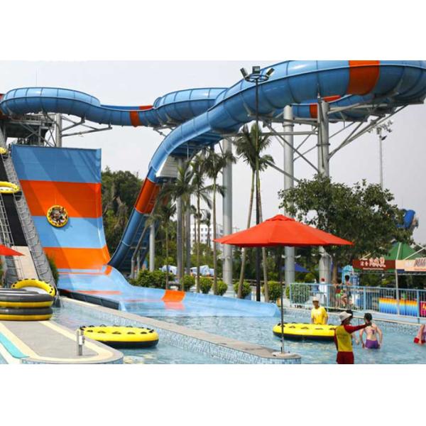 Interesting Water Park Slide / Adult Water Slide For Indoor Amusement Water Park