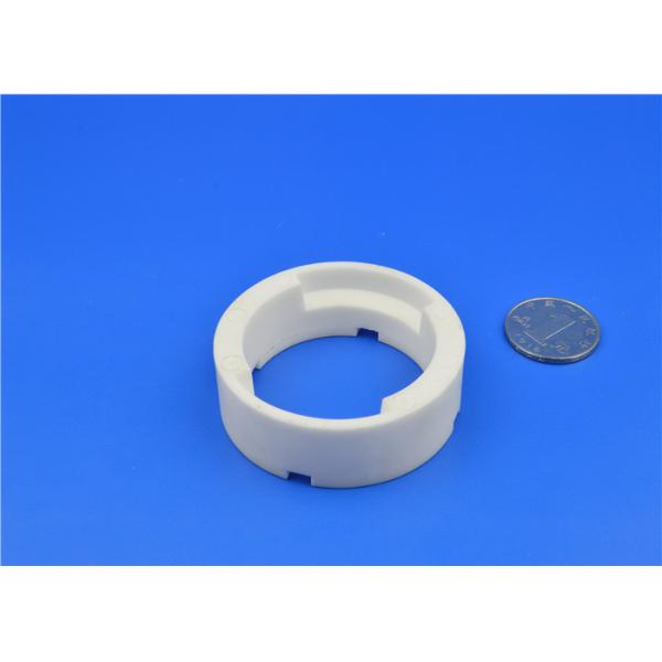 Insulating Heat Resistant ZrO2 Zirconia Ceramic Wear Rings Good Chemical Stability