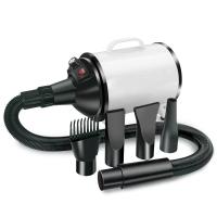 Séchoir à cheveux pour animaux de compagnie à haute puissance de 2100 W, équipement de toilettage pour animaux de compagnie à faible bruit, réglage de la vitesse du vent sans pas