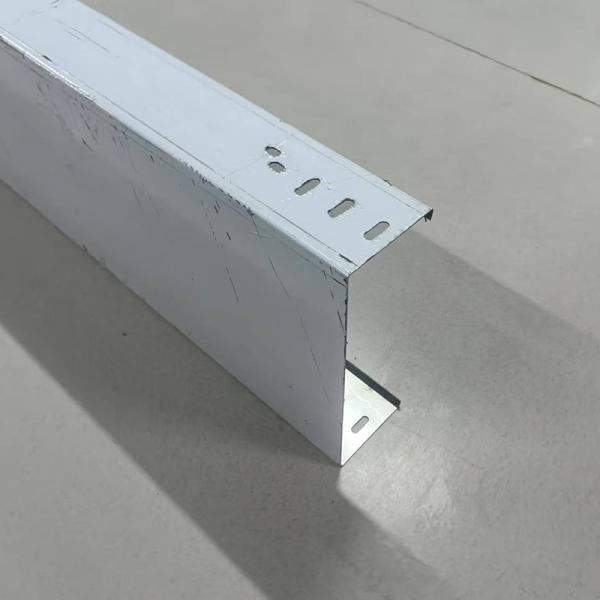 Stainless Chromium Metal Cable Trough For Cable Tray 50mm-1000mm Height Range Variations