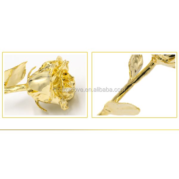 2023 Gold Dipped Rose With High Quality Gift Box Forever Gold Rose for Mother's Day Gift, Valentine's Day  and Christmas Gift
