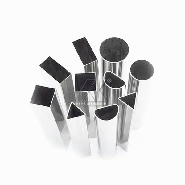 6000 Series Hollow Extruded Aluminium Tube Profiles Triangle Tube Extrusion