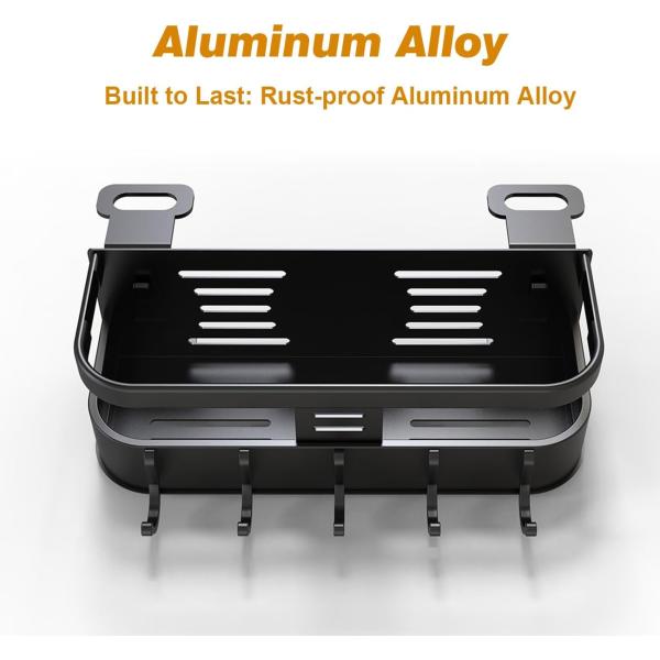 Integrated Hooks Griddle Grill Caddy for Blackstone Grills BBQ Tool Accessory Organizer