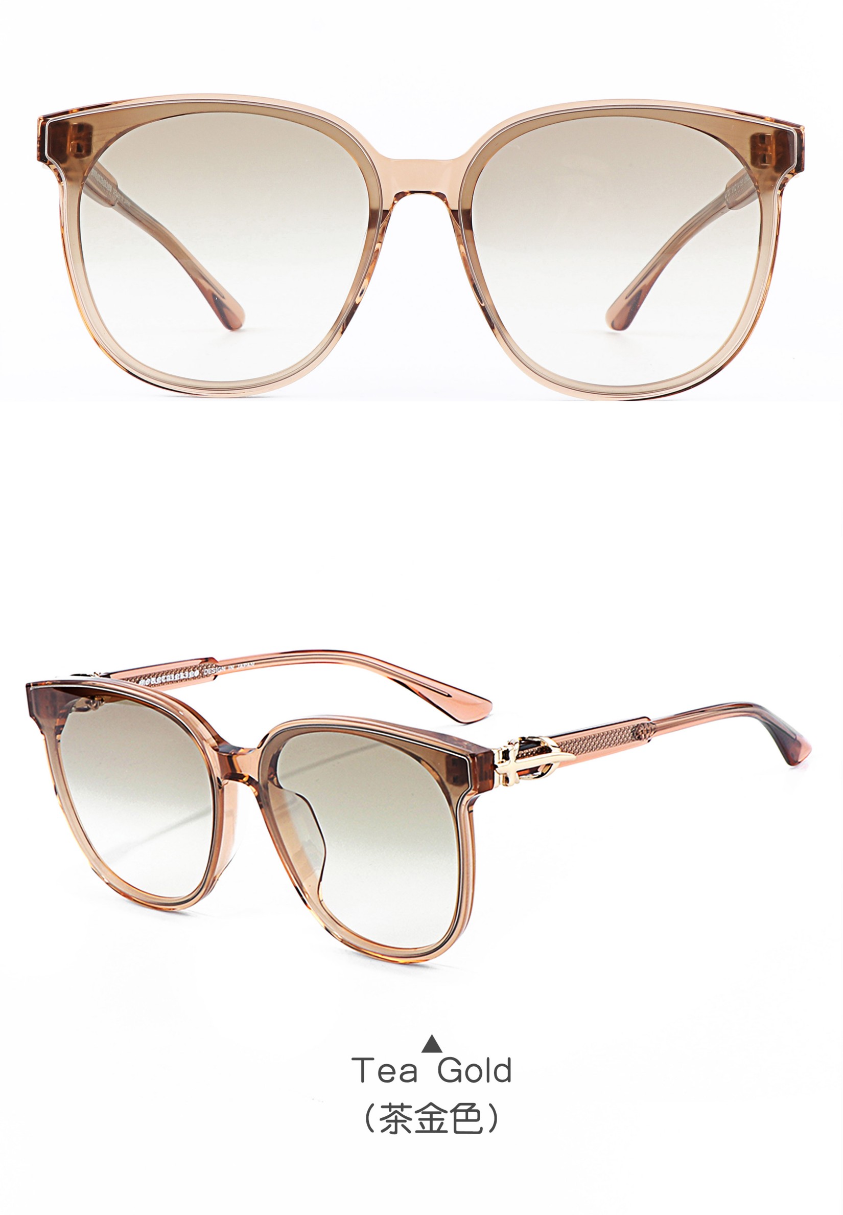 Wholesale 2026 Luxury Designer Beach Party Tea Shade Sun Glass Comfortable Man Woman Reading Sunglasses Guangdong Factory Custom