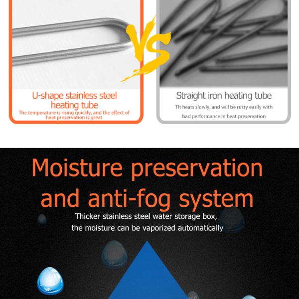 Дисплей с светодиодным освещением 660x440x630 мм