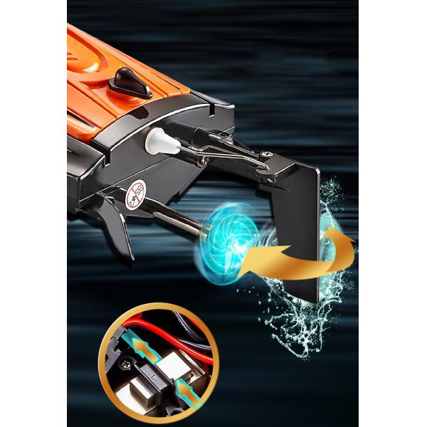 Outdoor Toy Boats 2.4g Competition Speed 25km/h 1 18 Scale Electric Remote Control Boat