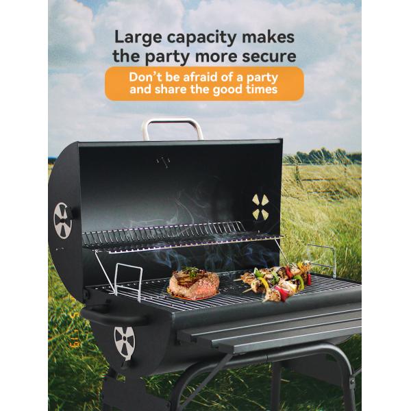 Устройство для защиты от высокого давления и дымоотводы, оборудованное 23 кг угольной гриль