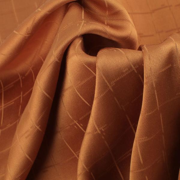 Sustainable 40% Rayon 60% Viscose Satin Jacquard Fabric For Dress