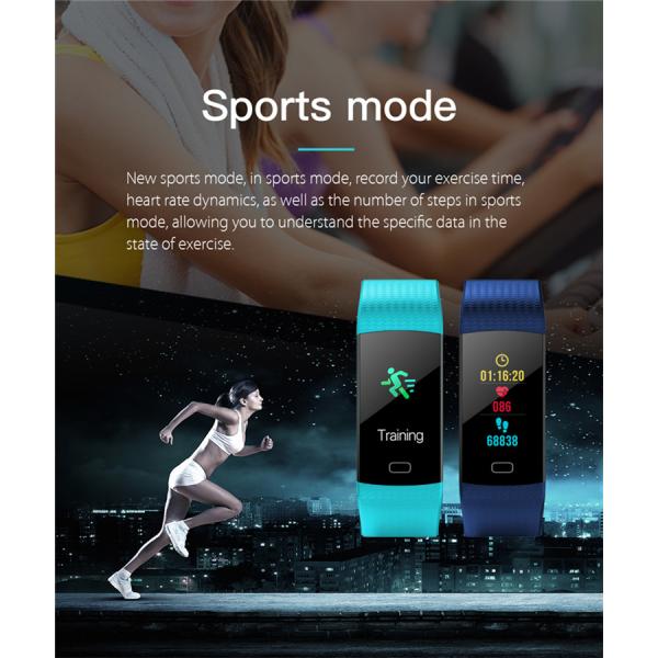 2019 New Wholesale Fitness Bracelet Smart Wristbands Heart Rate Monitor Blood Pressure Fitness Tracker Smart Bracelet