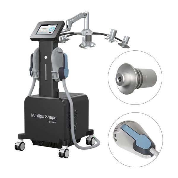 No Pain Rapid 6D Laser Slimming Machine 532 / 635 Nm LED Light Therapy Muscle Stimulator
