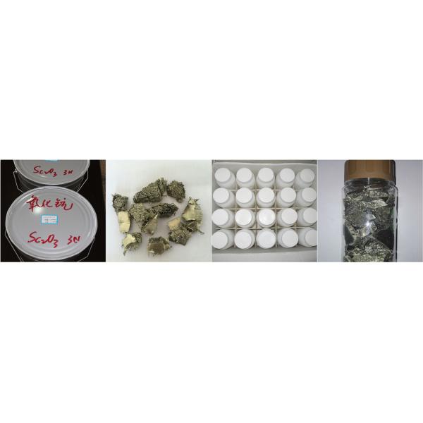 CAS 7440-20-2 металл 99,9 скандия Sc 2,99 g/cm3