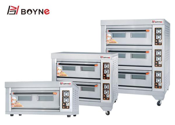 Two Deck Four Tray 430 13.2kw Bakery Deck Oven