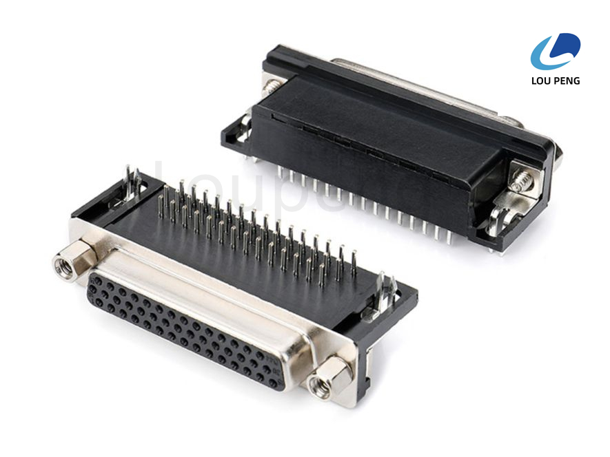 Copper Alloy Contact Material 44 Pins D SUB DVI Connector Current Rating 1.0A To 3.0A Per Contact Electrical Performance