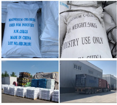Agriculture Grade Magnesium Chloride Hexahydrate Flakes For Producing Marble