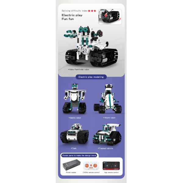 Multi-functional Steam Programming Educational Robot with Induction Remote Control