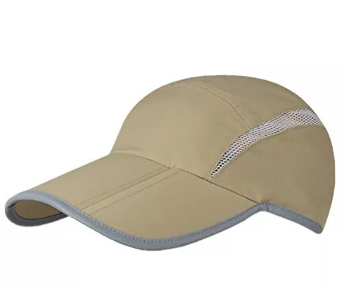 Sombrero plegable de béisbol de moda con rayas reflectantes