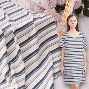 Hygroscopic Comfortable Striped Material Fabric