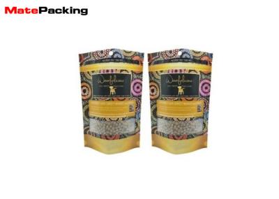 Santa Standing Plastic Tobacco Pouch Biscuit Packing Pouch With Zipper Window