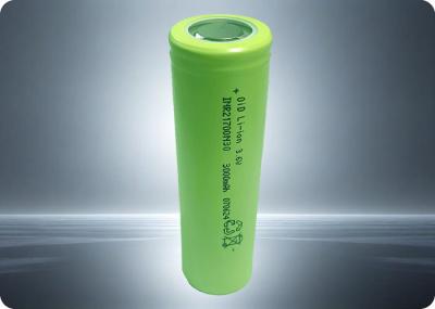 Alta densidad de energía 21700 Batería 40A 3.7 V 3000mAh Batería de iones de li 500 ciclos
