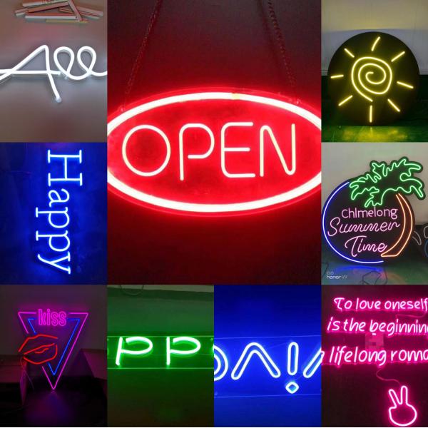 Full Colors Commercial Electric LED Rope Light SMD 2835 Chips Outdoor Sign Use