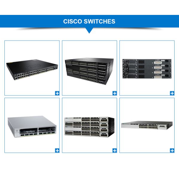 Original New Cisco Catalyst 9300L Network Switch with 24 Port Gigabit 68 Gbps Capacity and StackWise-320 Technology