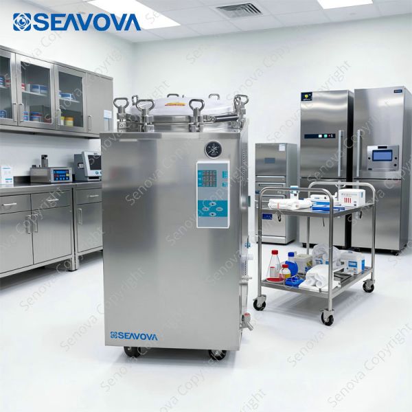 150L Fully Automatic Vertical Autoclave Heavy Duty With LED Display