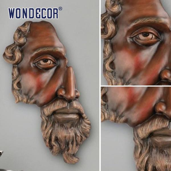 Декорация отсутствующего лица Скульптура на стенах