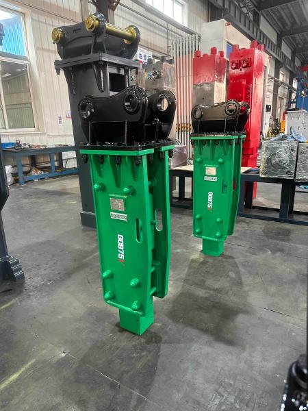 Top Type 75mm Tool Diameter Hydraulic Breaker Rock Breaker For 6- 9  Ton  Excavator Backhoe Loader JCB3CX CAT416