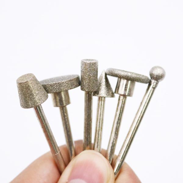 50pcs Diamond Burr Set Grinding Burrs For Dremel Rotary Tool
